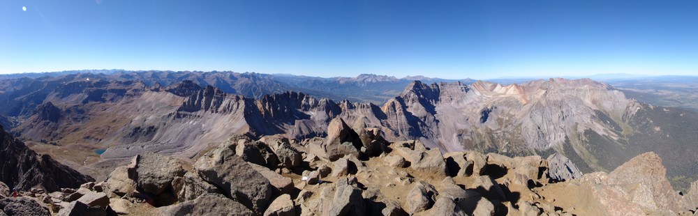 Mount Sneffels Summit Pano - South